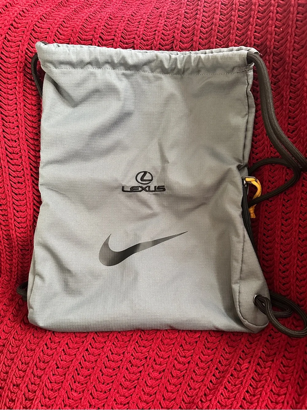 Nike Gray Lexus Drawstring Bag